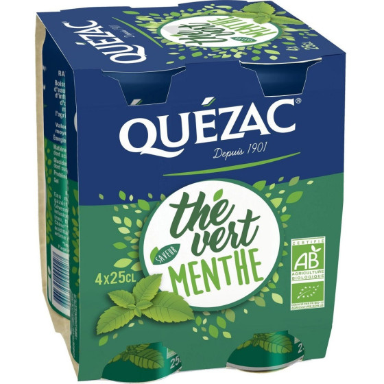 QUEZAC THE VERT MENTHE 4 X 25CL