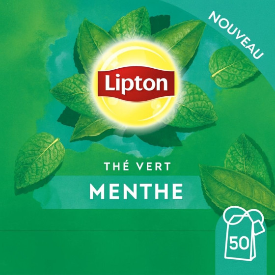 THE VERT MENTHE LIPTON 50SACHETS 80G