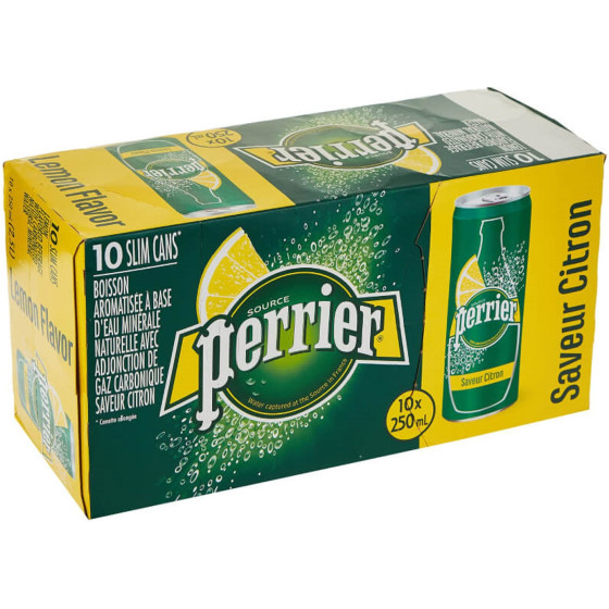 EAU GAZEUSE SAVEUR CITRON PERRIER 10 X 2.5 L