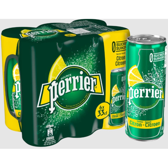 BOISSON PERRIER CITRON 6 X 33 CL