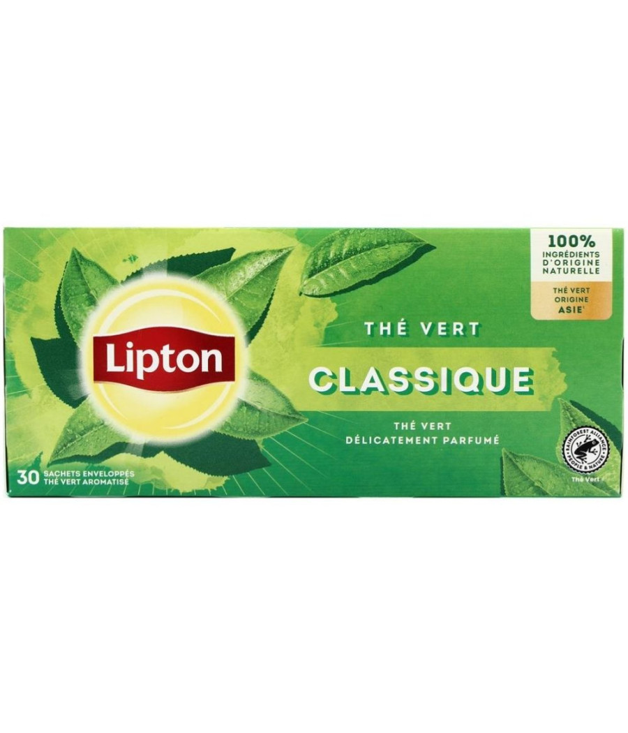 THE VERT CLASSIQUE LIPTON 30 SACHETS 39G