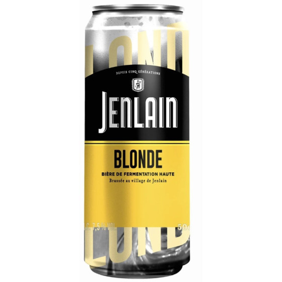 Bière Blonde Fermentation Haute 7,5% JENLAIN
