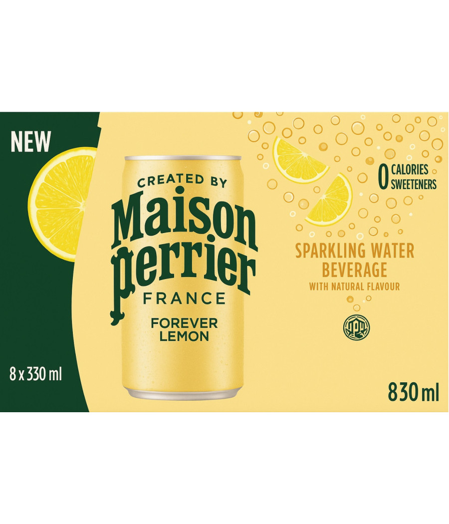 BOISSON PERRIER CITRON FOREVER LEMON MAISON 10X25CL