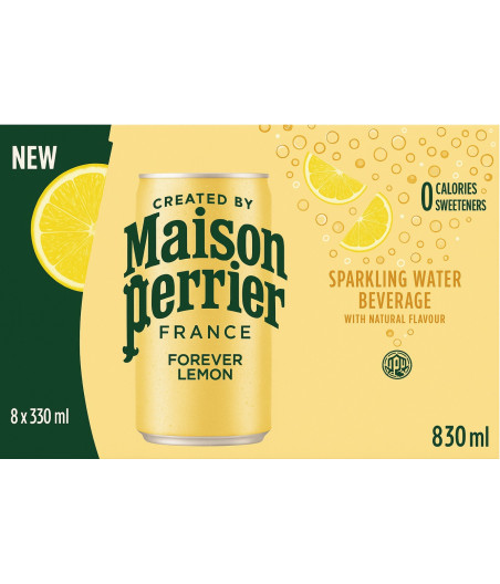 BOISSON PERRIER CITRON FOREVER LEMON MAISON 10X25CL