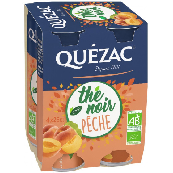 THE QUEZAC NOIR PECHE 4X25CL