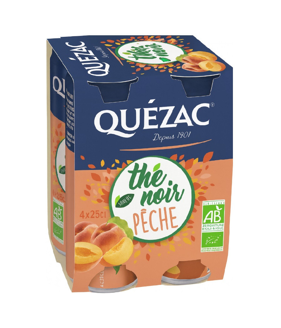 THE QUEZAC NOIR PECHE 4X25CL