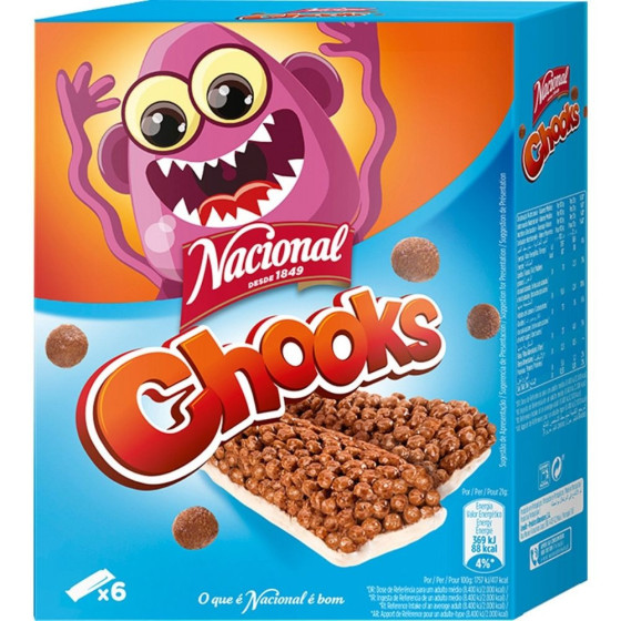 BARRES CEREALES CHOOKS NACIONAL 126G