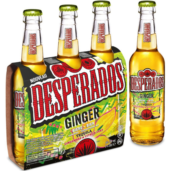 BIERE AROMATISEE MOJITO DESPERADOS  3 X 33CL