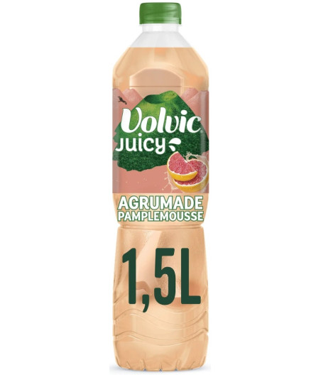 BOISSON VOLVIC JUICY AGRUMADE PAMPLEMOUSSE 1,5L