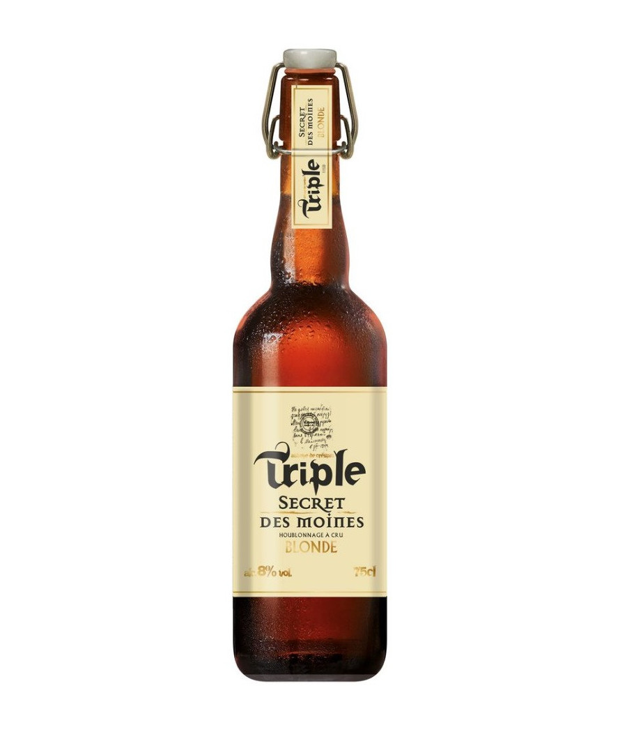 BIERE BLONDE TRIPLE SECRET DES MOINES 75CL