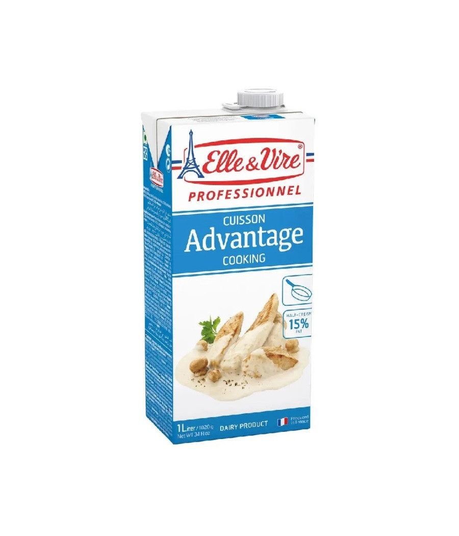 CREAM CUISSON AVANTAGE COOKING ELLE&VIRE 1L