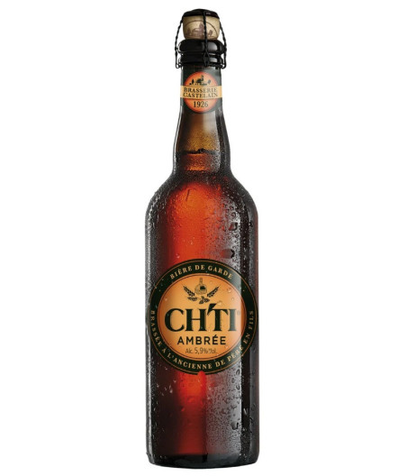 CH\'TI BIERE AMBREE 5, 9° -75CL