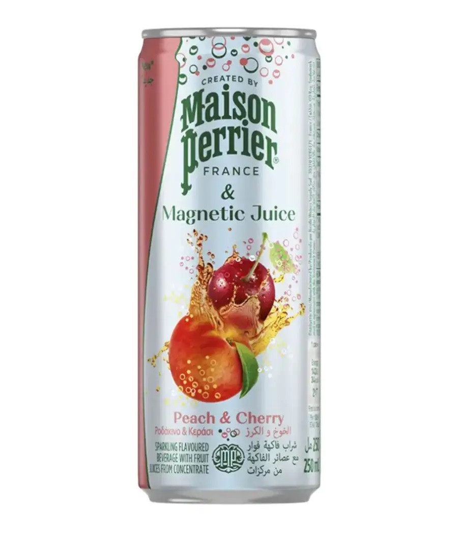 BOISSON PERRIER PECHE CERISE 250 CL