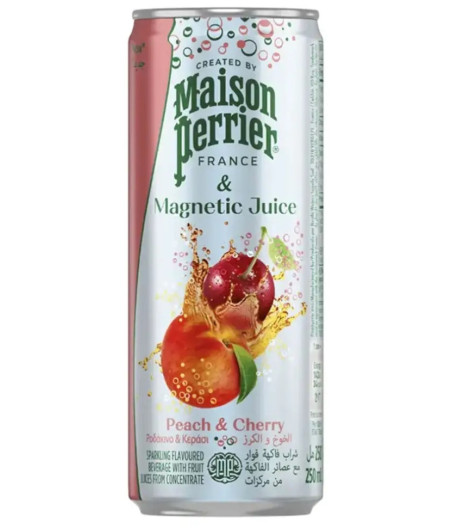 BOISSON PERRIER PECHE CERISE 250 CL