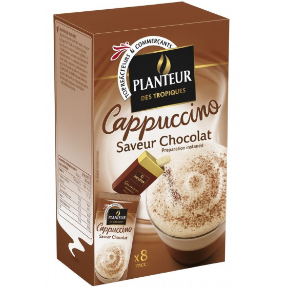 CAPPUCCINO SAVEUR CHOCOLAT PLANTEUR DES TROPIQUES 136G