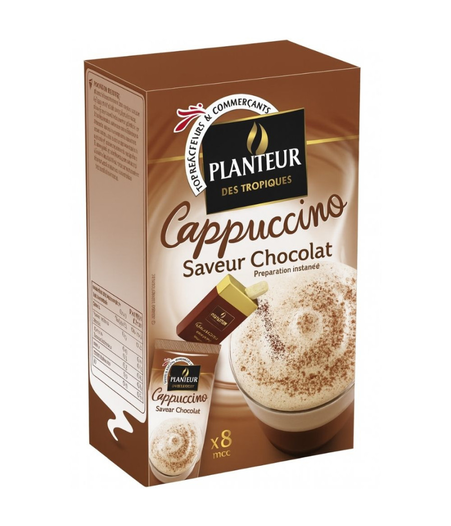 CAPPUCCINO SAVEUR CHOCOLAT PLANTEUR DES TROPIQUES 136G