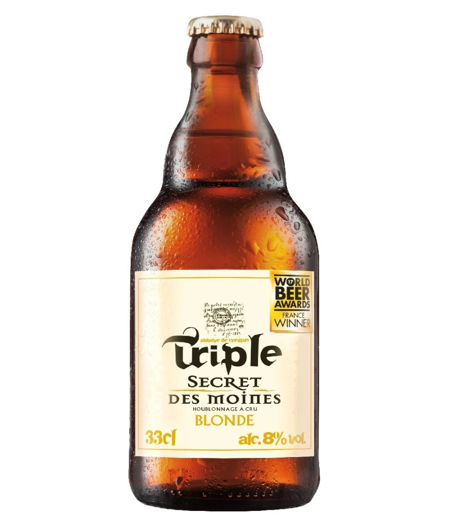 BIERE BLONDE SECRET DES MOINES 33CL