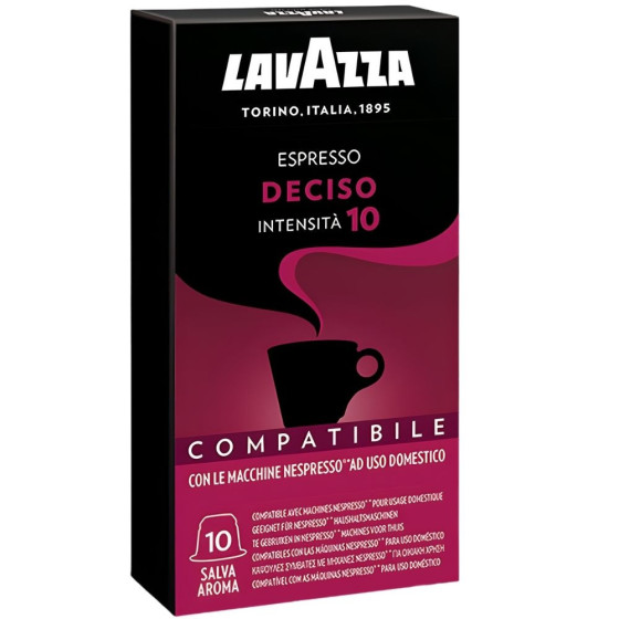 CAFE ESPRESSO DECISO INTENSIDAD 10 CAPSULAS 50G