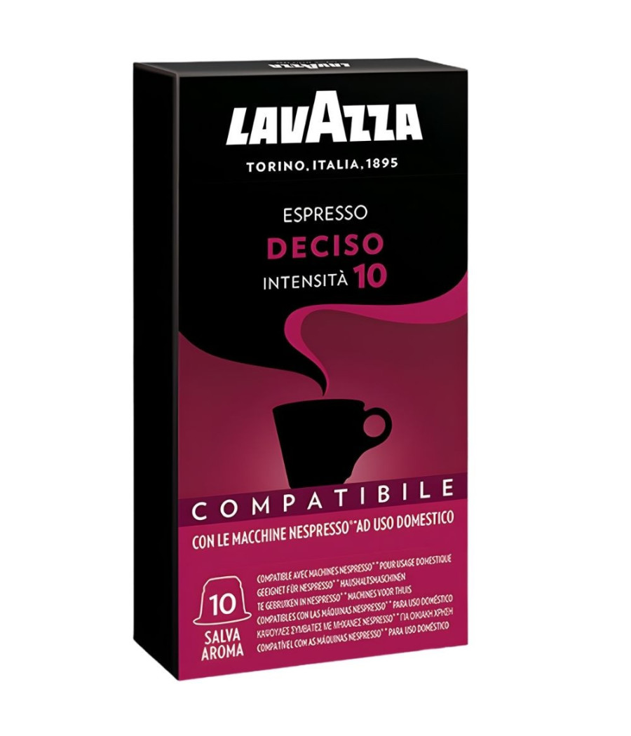 CAFE ESPRESSO DECISO INTENSIDAD 10 CAPSULAS 50G