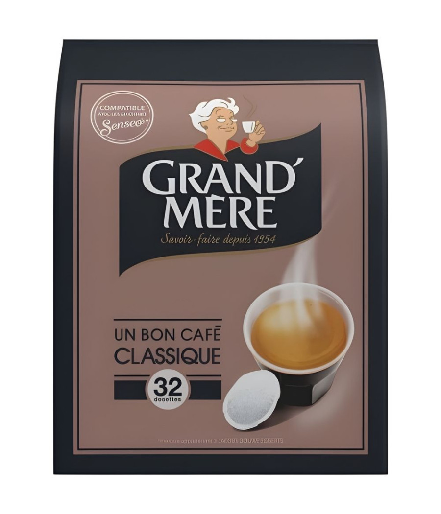 CAFE GRAND MERE CLASSIQUE POUR SENSEO 32 DOSETTES 211G