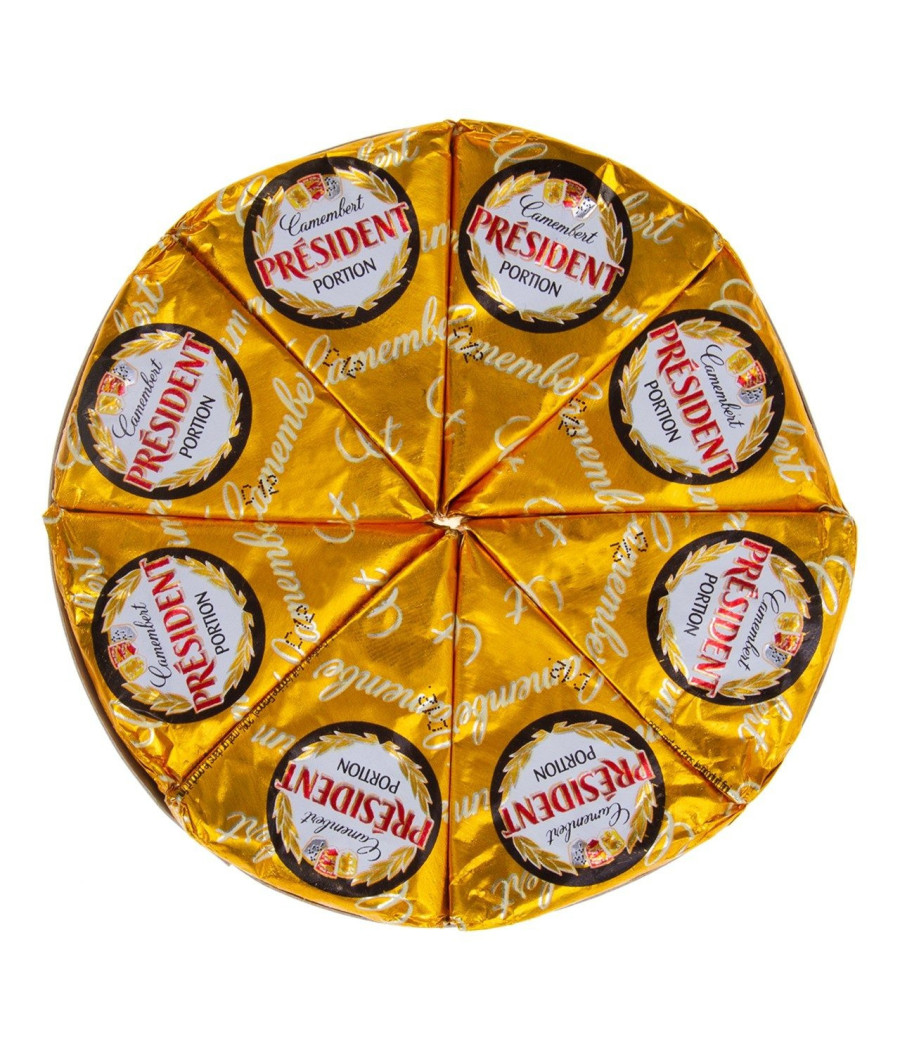 FROMAGE CAMEMBERT PRESIDENT 8 PIECES X 32G