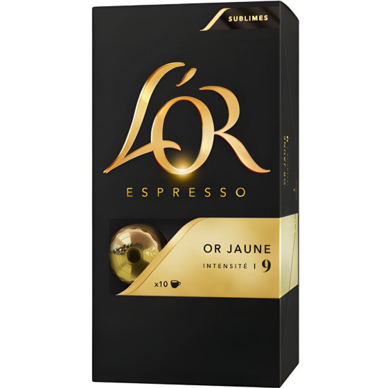 CAFE OR JAUNE 10 CAPSULES ESPRESSO 52G