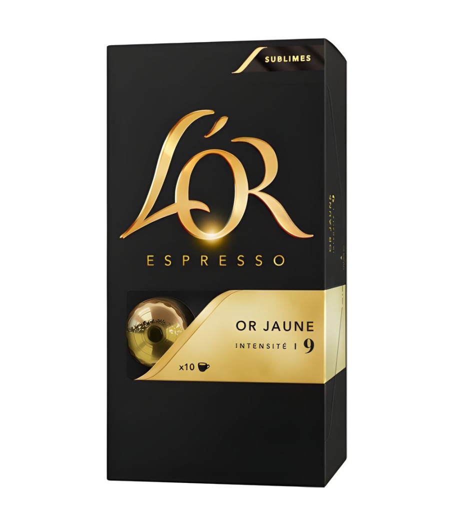 CAFE OR JAUNE 10 CAPSULES ESPRESSO 52G