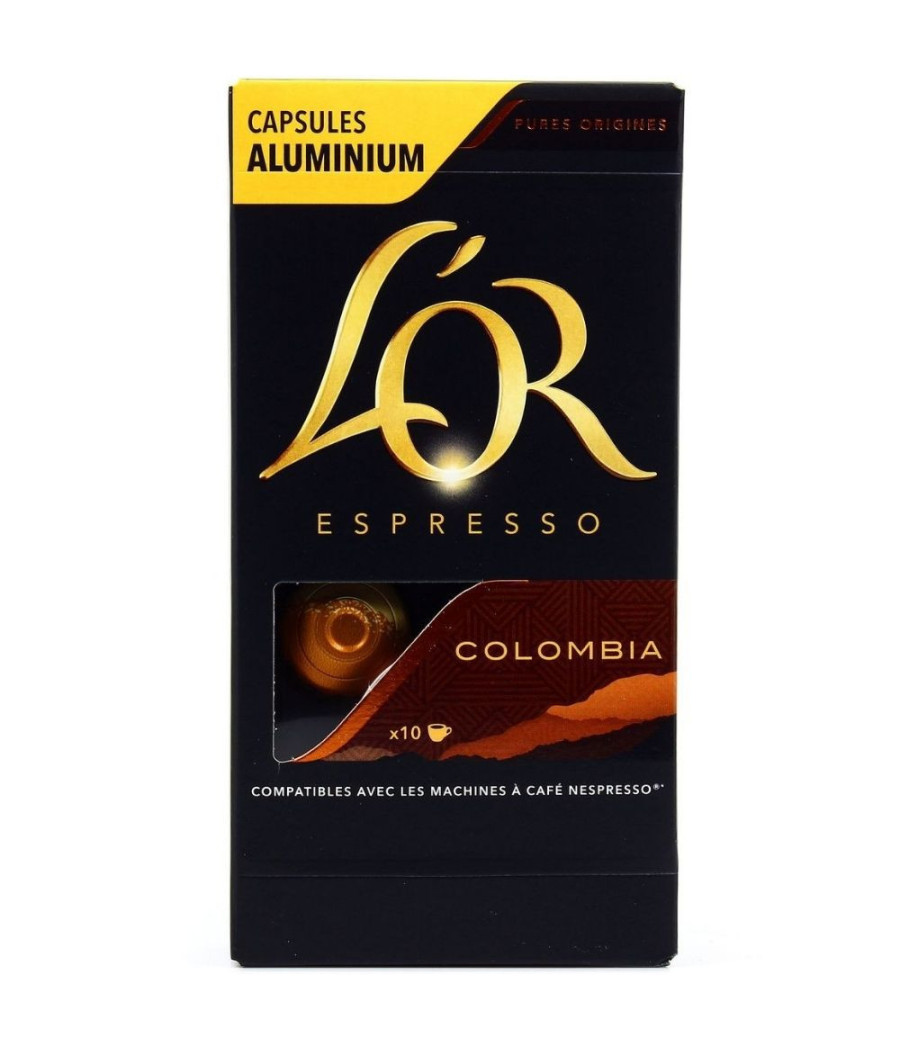 CAFE L'OR ESPRESSO COLOMBIA 10 CAPSULES