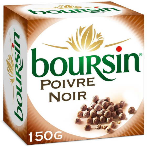 FROMAGE FRAIS POIVRE NOIR BOURSIN 150G