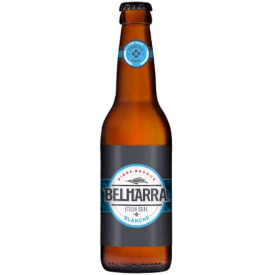 BIERE BELHARRA BLANCHE 33CL