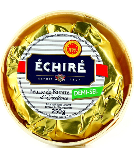 BEURRE DE BARATTE D'EXCELLENCE DEMI-SEL AOP 250 G