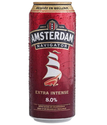 Bière Blonde Navigator 8% AMSTERDAM 500 ML