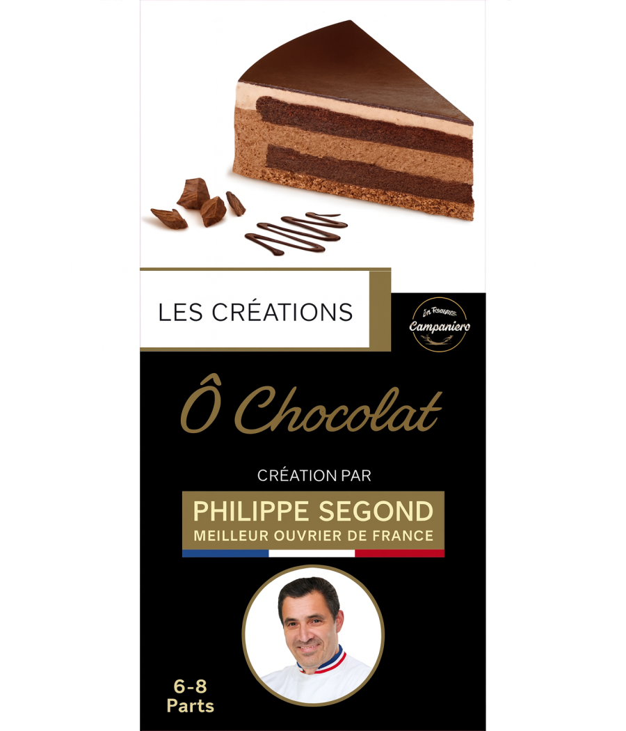 ENTREMET AU CHOCOLAT LES CREATIONS INTERMARCHES 700G