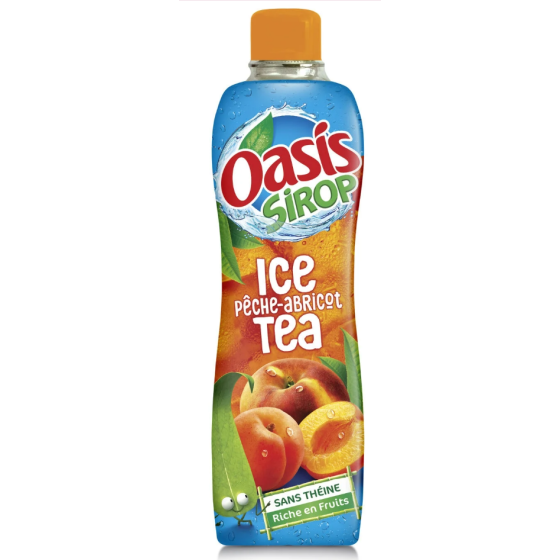 SIROP PECHE ABRICOT OASIS 75CL