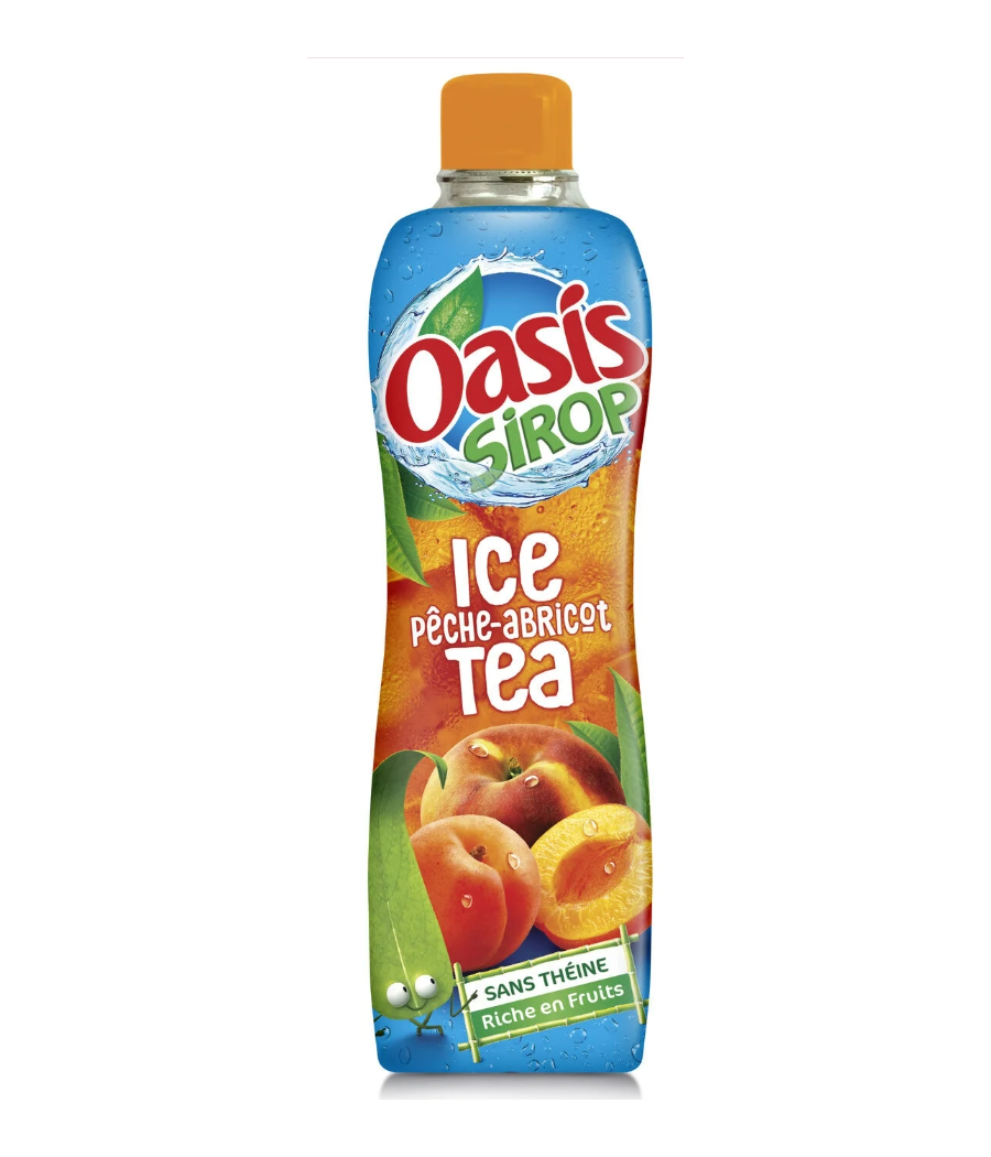 SIROP PECHE ABRICOT OASIS 75CL