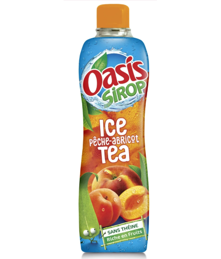 SIROP PECHE ABRICOT OASIS 75CL