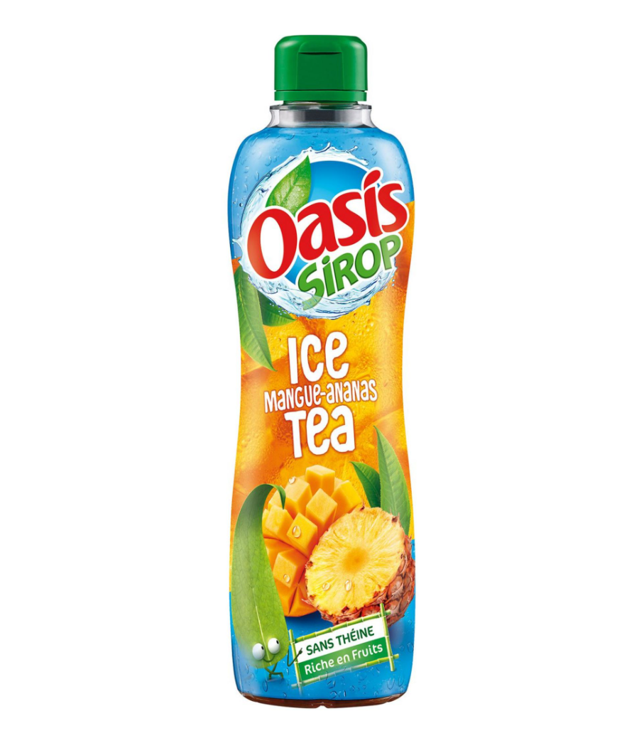 SIROP MANGUE ANANAS OASIS 75CL