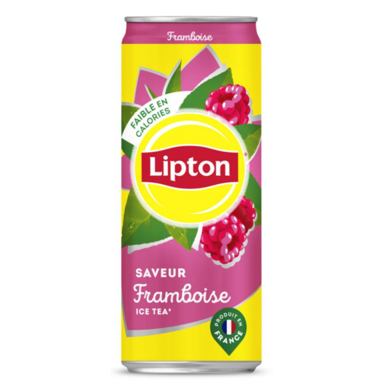 ICE TEA SAVEUR FRAMBOISE LIPTON 33CL