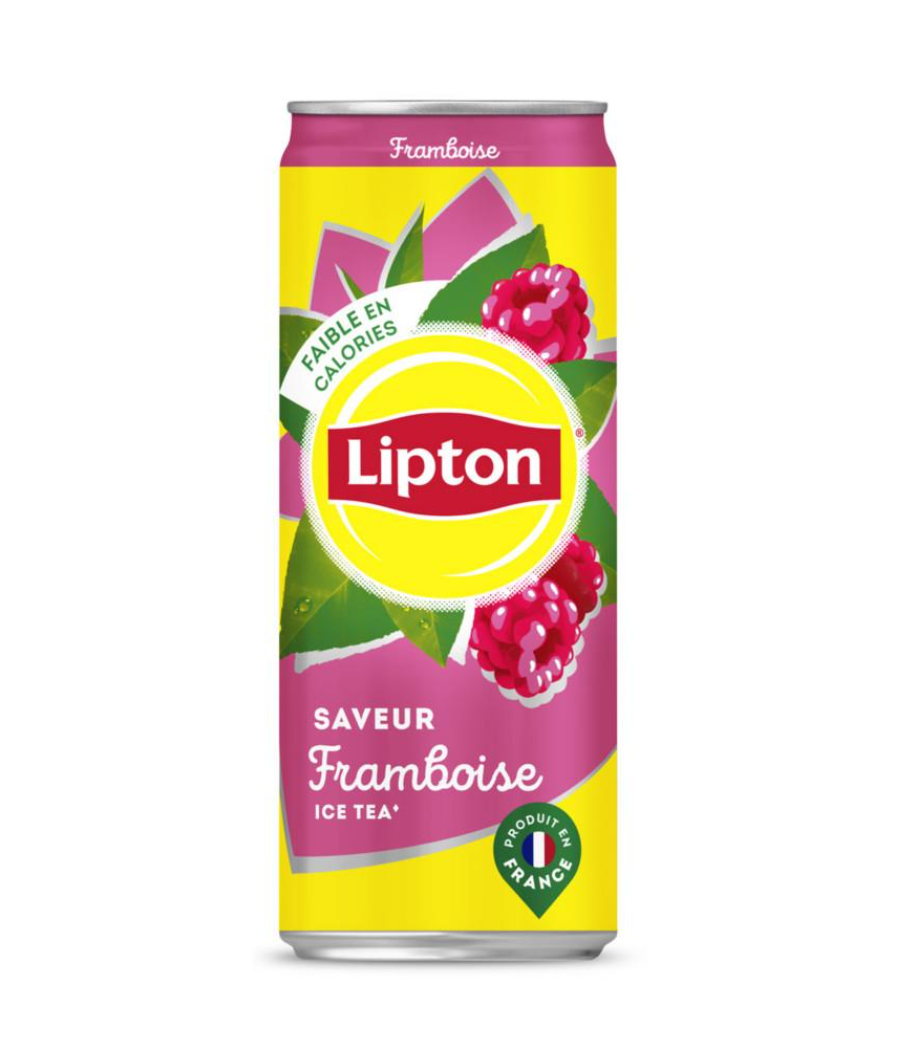 ICE TEA SAVEUR FRAMBOISE LIPTON 33CL