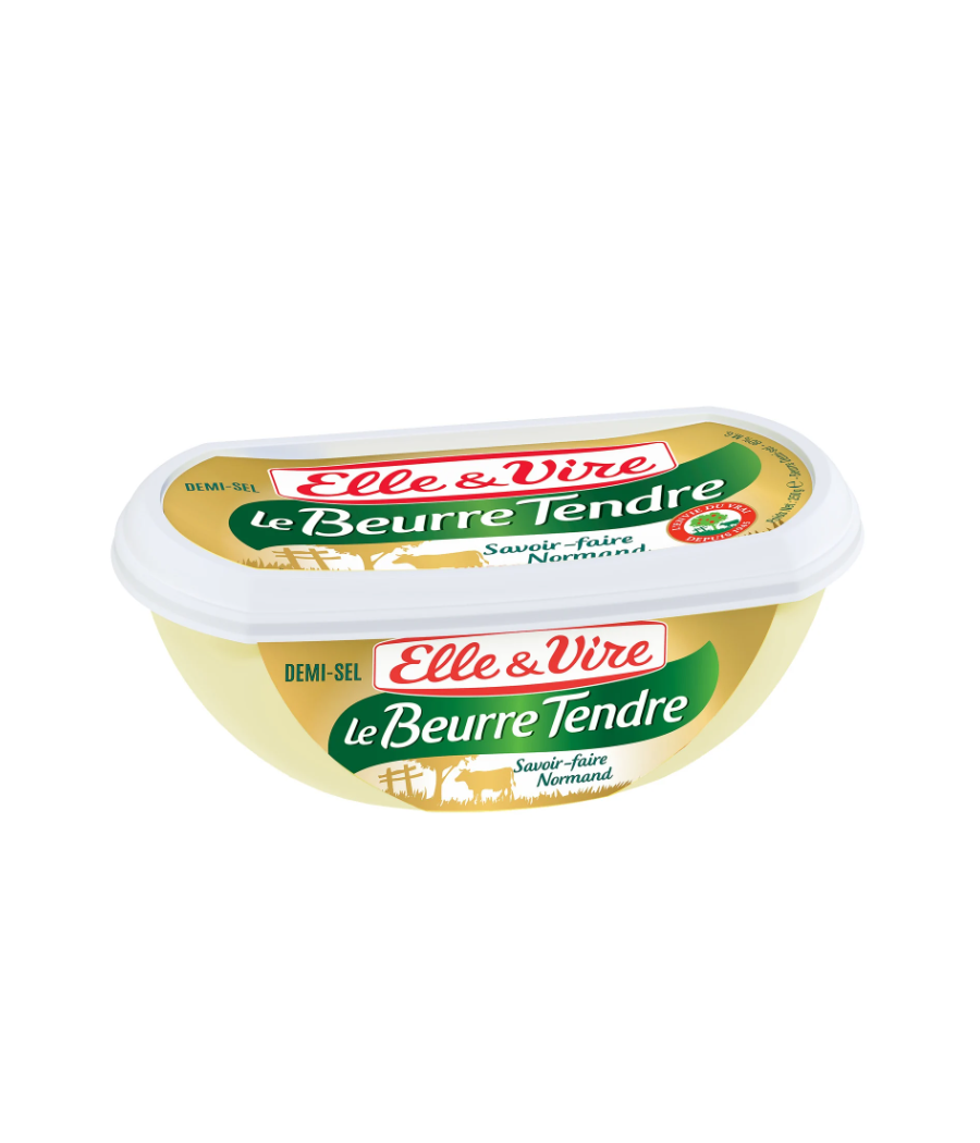 LE BEURRE TENDRE DEMI-SEL BARQUETTE 250 G
