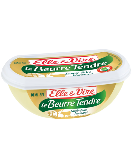 LE BEURRE TENDRE DEMI-SEL BARQUETTE 250 G