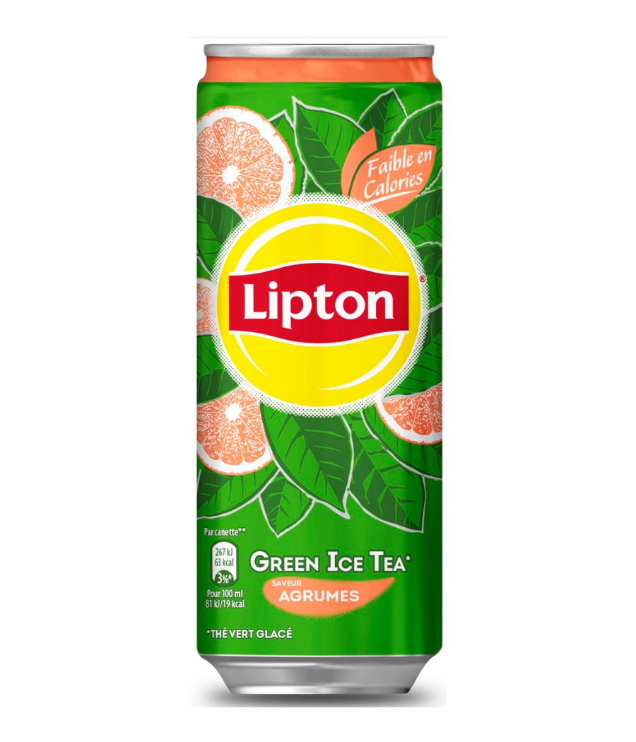 ICE TEA AGRUMES LIPTON 33CL