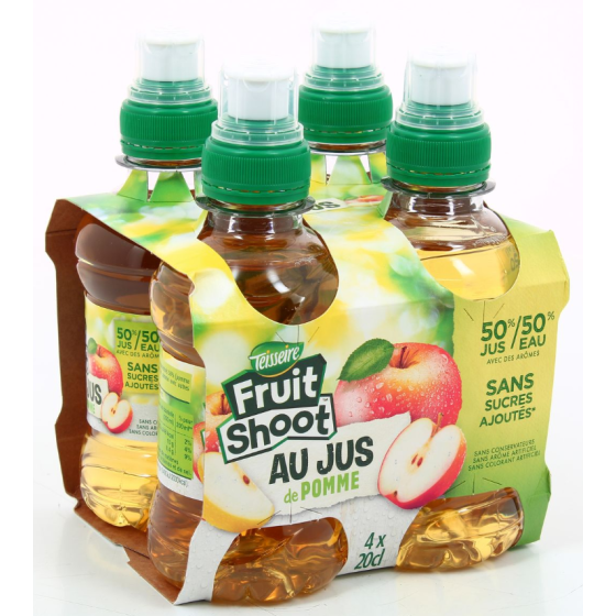 FRUIT SHOOT  POMME 4X20CL