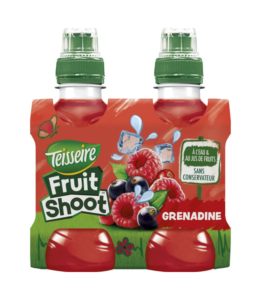 FRUIT SHOOT GRENADINE  4X20CL