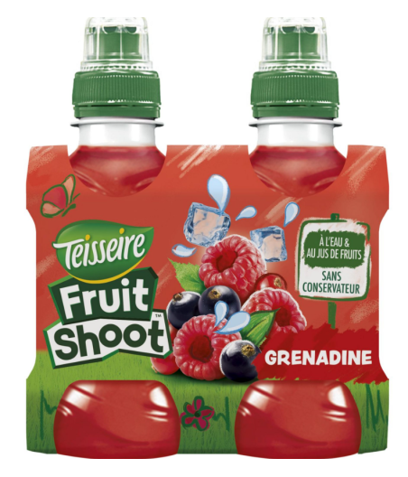 FRUIT SHOOT GRENADINE  4X20CL
