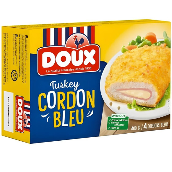 CORDON BLEU DE DINDE DOUX 400G