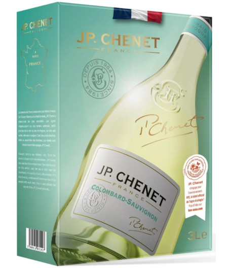 VIN BLANC COLOMBARD SAUVIGNON JP CHENET 3L