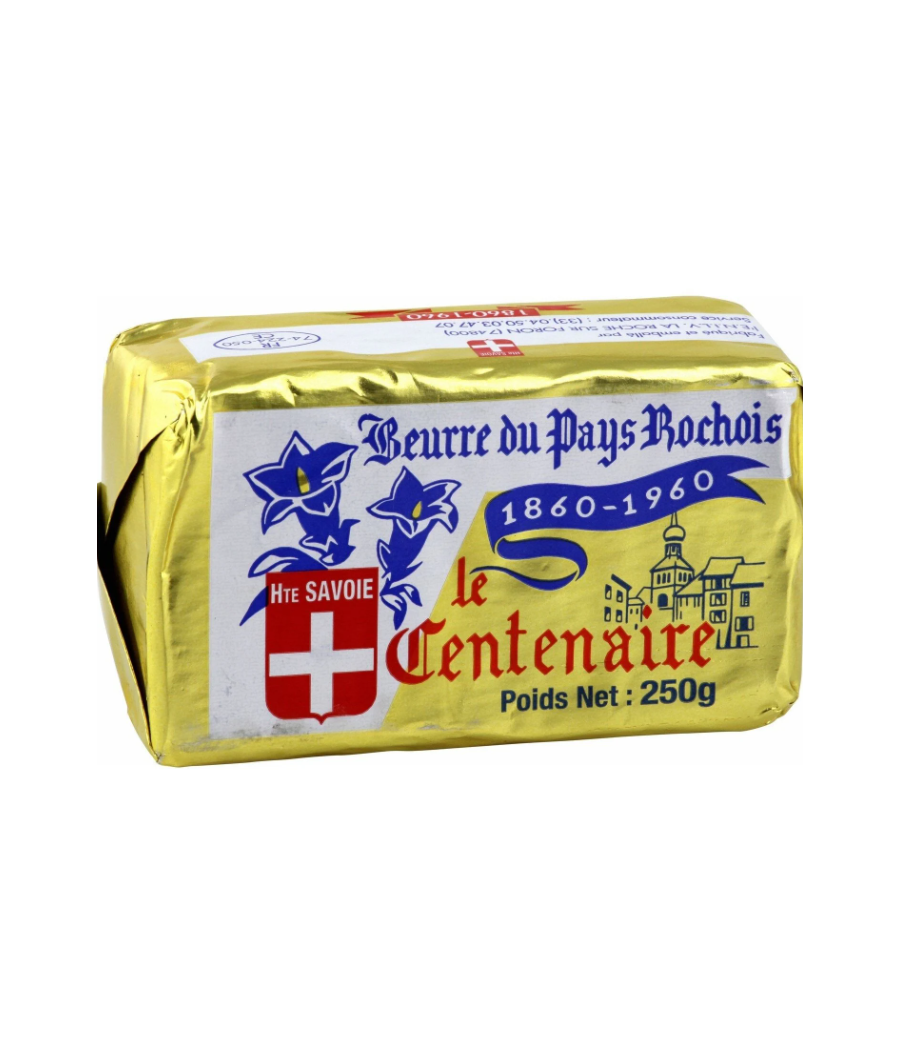 BEURRE DOUX DU PAYS ROCHOIS LE CENTENAIRE 250G