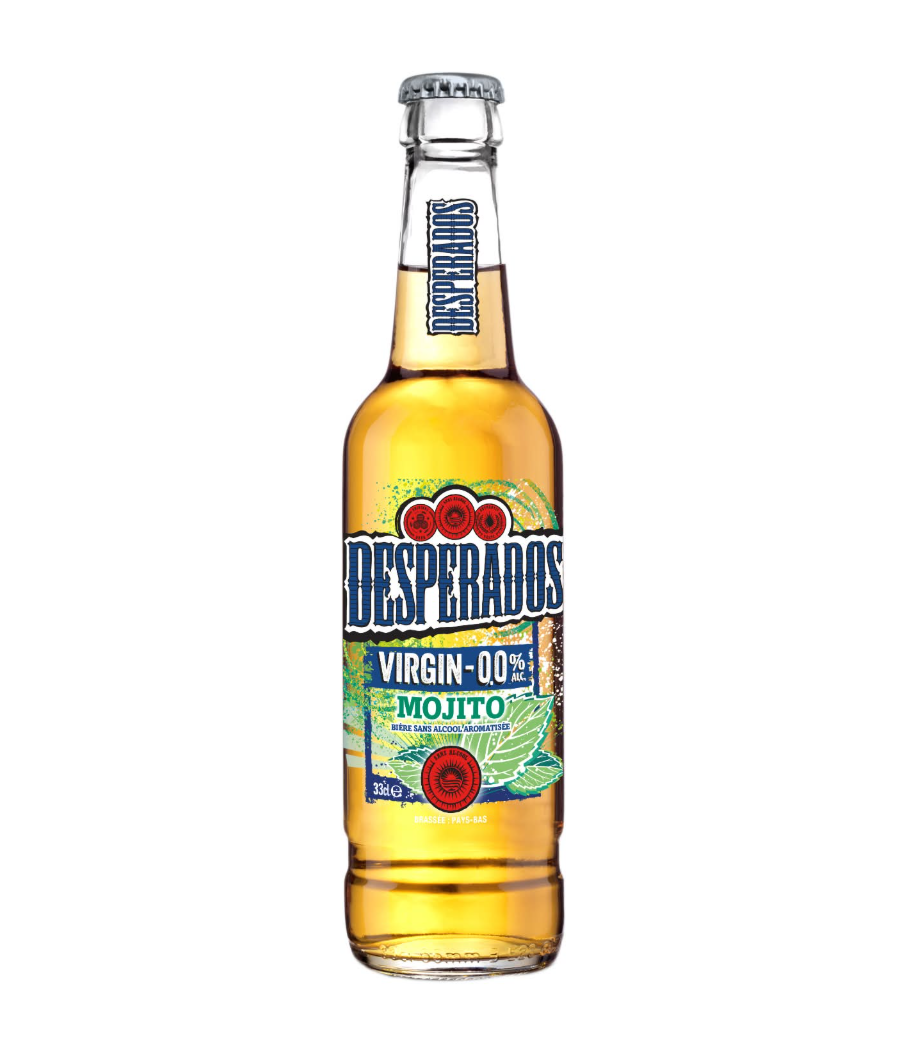 BIERE SANS ALCOOL SAVEUR VIRGIN MOJITO DESPERADOS 33CL