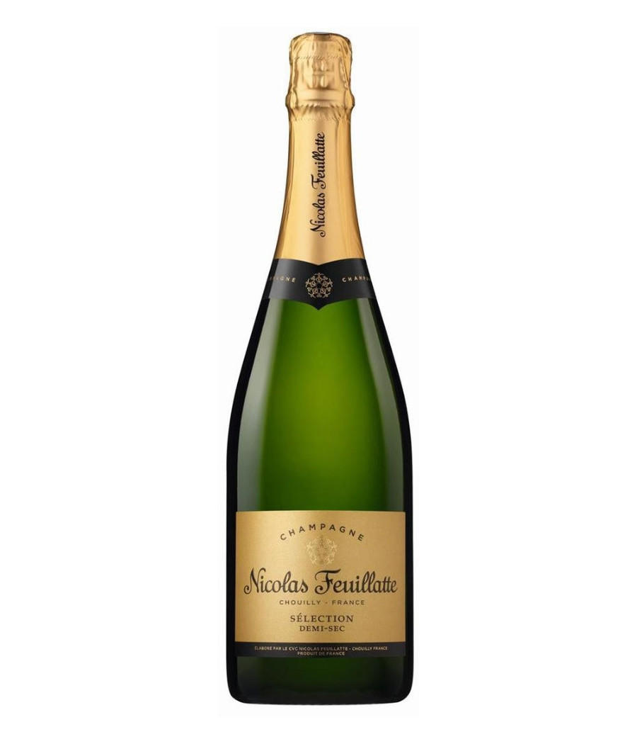 CHAMPAGNE DEMI-SEC NICOLAS FEUILLATTE 75CL
